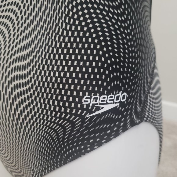 Speedo One Piece Swimsuit SZ 10/36 - Picture 9 of 11